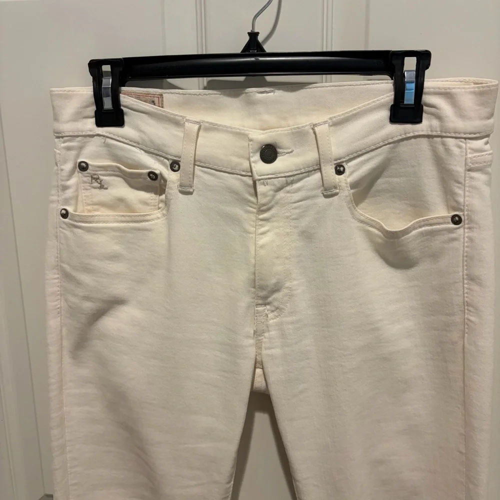 Ralph Lauren Polo Cream High-Rise Skinny Jeans - Picture 2 of 7